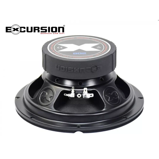 Excursion RX-802 2-drożne współosiowe głośniki samochodowe o średnicy 200mm, tweetery z jedwabną kopułką 20mm - 2ohm, 150/400W, 92dB, 35-20000Hz